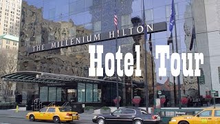 Hotel Tour The Millenium Hilton New York City NY [upl. by Relly]