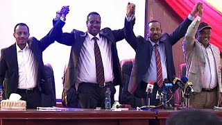 Ethiopia PM Abiy Ahmed visits Jijiga on OromiaSomali peace mission [upl. by Atinniuq670]