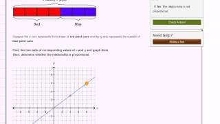 Analyzing and identifying proportional relationships ex1 [upl. by Acired642]