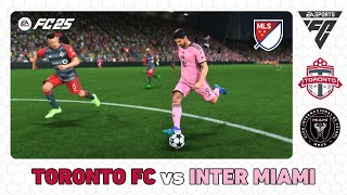 TORONTO FC vs INTER MIAMI CF  MLS 2024  EA SPORTS FC 25 [upl. by Shirah]