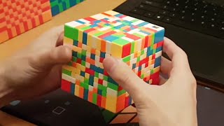 GIANT 10x10 Rubiks Cube Full Solve [upl. by Ethelda]