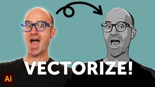 How to Vectorize an Image in Illustrator  Updated for 2024 [upl. by Ahsenet]