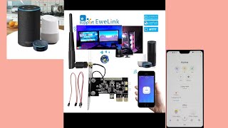 eWeLink WiFi Wireless Smart Switch Relay Module Mini PC Desktop Turn OnOFF PC INSTALL GOOGLE HOME [upl. by Shirlene]