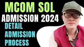 SOL Mcom 2024  DU SOL Mcom Admission Details 2024  du Sol mcom admission [upl. by Etteragram559]