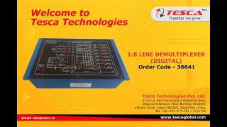 18 Line Demultiplexer Digital  Tesca 38641 [upl. by Nailij176]