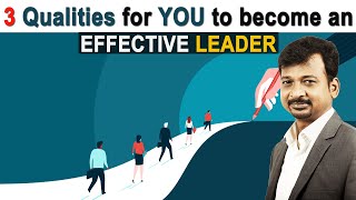 3 Qualities for YOU to become an EFFECTIVE LEADER  Israel Jebasingh  Tamil [upl. by Dunstan]