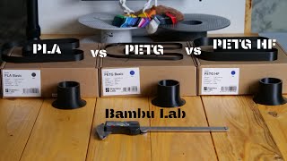 Bambu Labs neues PETG HF im Test Vergleichsdrucke und Speedtest [upl. by Ibbison]