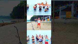 Ang Zumba ng the Amazing Team at Sirena Beach Ragay CamSur shortvideo [upl. by Yblocaj]