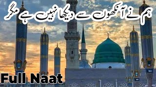 Humne Aankhon Se Dekha Nahi Hai Magar  Heart Touching Naat  Emotional Naat  Gadap Naat Best Naat [upl. by Ettenig631]