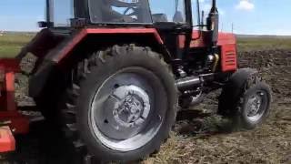 Tractor MTZ 820 cu scarificator pu tractor 80 hp OZDOKEN [upl. by Ecyarg]