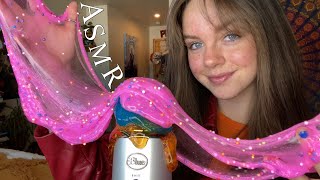 ASMR Slime on the Microphone [upl. by Czarra]