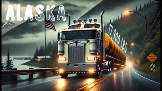 17900 lbs ALASKA Transport  Kenworth K100  American Truck Simulator [upl. by Hastings650]