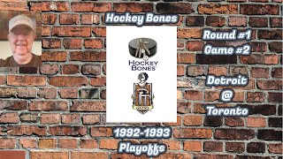 Hockey Bones  19921993 Playoffs  Detroit  Toronto [upl. by Atirabrab]