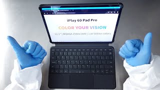 best value tablet with Pc mode and keyboard 2024  Alldocube iPlay 60 Pad Pro Unboxing ASMR [upl. by Suoivatco]