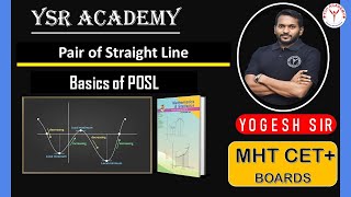 Pair of Straight Line  Class 12  Lecture 1  MHTCET amp BOARDS [upl. by Abigale]