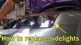 Ford Mondeo MK3 side light bulb replacement project st220 [upl. by Nehtanoj276]