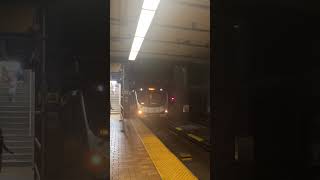 Toronto TTC Line 1 Subway Train Arriving at Spadina Station 1012024 [upl. by Nyltiac]