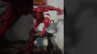 VENOM vs CARNAGE 14 SCALE DIORAMA OVERVIEW COMING SOON SUBSCRIBE amp STAY TUNED venom2 custom [upl. by Alleuqcaj]