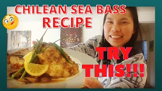 HOW TO COOK CHILEAN SEA BASS  CHILEAN SEA BASS RECIPE YOU MUST TRY [upl. by Devy]