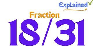 How to Simplify the Fraction 1831 [upl. by Shah]