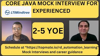 LTI MindTree Java Interview Questions  Core Java Interview Questions [upl. by Anileh644]