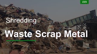 Metal Recycling Machine  Hammermill Shredder  Metal Shredder [upl. by Brade712]