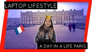 LAPTOP LIFESTYLE  PARIS  A Day in a life as a traveling CEO [upl. by Ymmit300]