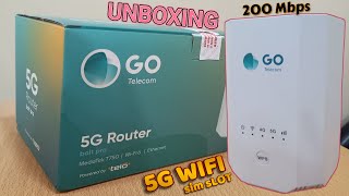 Go Telecom 5G  200 Mbps Wireless WIFI Unboxing [upl. by Xxam]