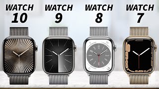 Apple Watch 10 VS Apple Watch 9 VS Apple Watch 8 VS Apple Watch 7 [upl. by Enerahs555]