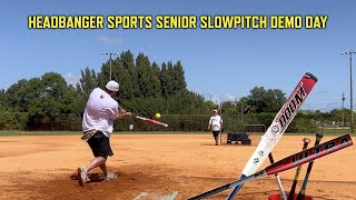 Headbanger Sports Senior Slowpitch Miken and Dudley Demo Day [upl. by Coryden97]