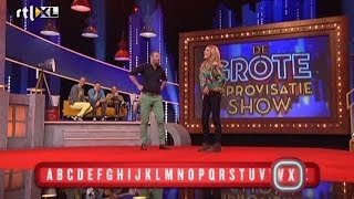 quotXbenen dat is het probleemquot  DE GROTE IMPROVISATIESHOW [upl. by Ardnwahsal605]