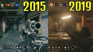 ALL Siege Changes In 2015 vs 2019  Rainbow Six Siege [upl. by Eartnoed]