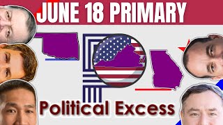 LIVE  Virginia Oklahoma Georgia Election Results  June 18 [upl. by Sikko]