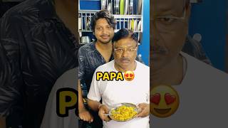 Aaj Papa😍Khana Bnaye😋 shorts vlog minivlog viral papa [upl. by Kirschner]