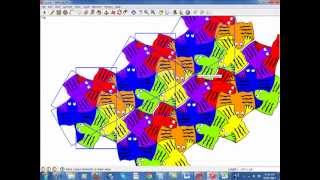 Three Escher Tilings Tessellations in SketchUp [upl. by Akerboom798]