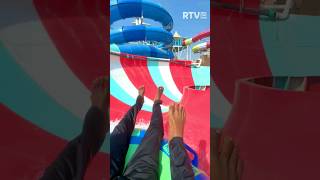 Would you try this 🙄 WATER SLIDE at Fun N Food Water Park shorts waterpark [upl. by Nylhtac]