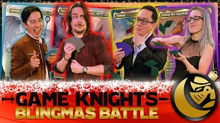 Blingmas Battle Commander Holiday Special  Game Knights 50  Magic The Gathering Gameplay EDH [upl. by Ehcor]