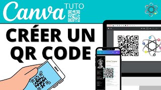 Créer un QR Code avec Canva [upl. by Animrelliug]