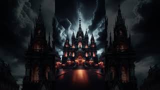 Majestic Gothic Architecture  Dark Clouds  Mystical Vibe [upl. by Grassi]