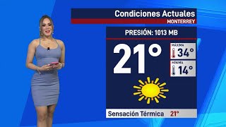 Clima en Monterrey hoy 22 de febrero del 2024  INFO 7 [upl. by Roselane]