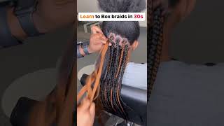 Learn To Box Braids  Beginners [upl. by Nnauol]