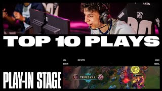 Top 10 Plays of PlayIns  Worlds 2023 [upl. by Samoht]