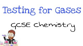 Testing for Gases  GCSE Chemistry  Combined Science [upl. by Ahsieka]