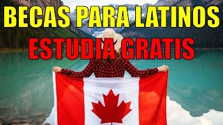 🔴BECAS PARA LATINOS ESTUDIA GRATIS EN CANADA shorts [upl. by Ellehcram]