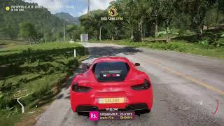 ATLANTES DE TULA SPEED ZONE 24831kmh 15429mph with FERRARI 488 GTB STOCK PI863 FORZA HORIZON 5 [upl. by Yffub]