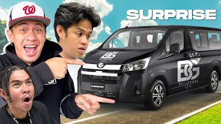 Surprise travel VAN para sa BILLIONAIRE GANG [upl. by Hachman]