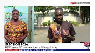 Election 2024 NDC meets EC over electoral roll irregularities  Election Brief [upl. by Streeter]