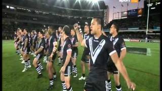 Rugby League 4 Nations 2010 NZ v Aus Haka [upl. by Htebyram]