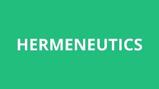 How To Pronounce Hermeneutics  Pronunciation Academy [upl. by El988]