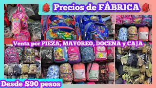 🎒 Precios de FÁBRICA  MOCHILAS EN CENTRO CDMX  DESDE 90 PESOS  nay1206 🎒 [upl. by Caravette]